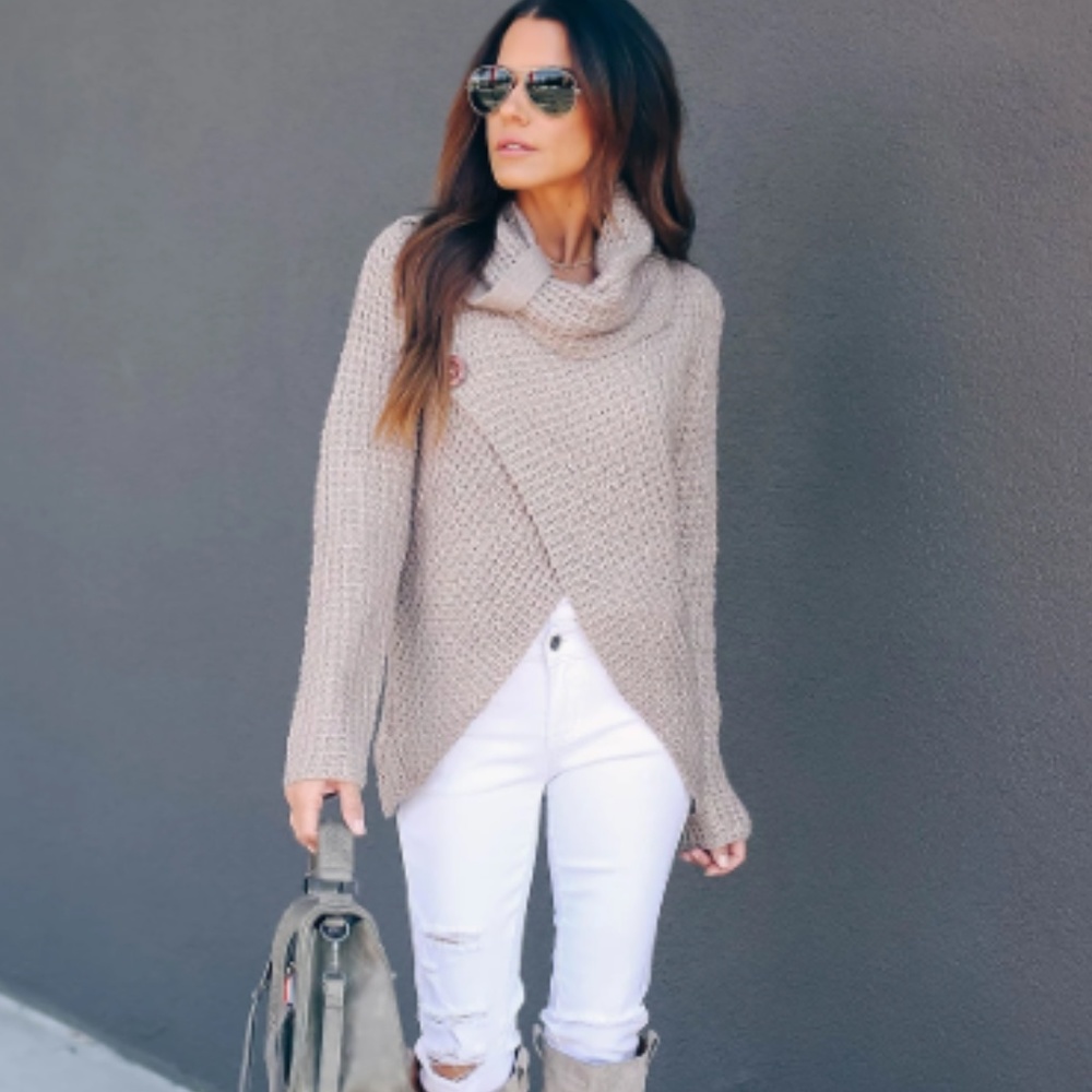 AURORA Knit Wrap Cardigan - Picture 6 of 8